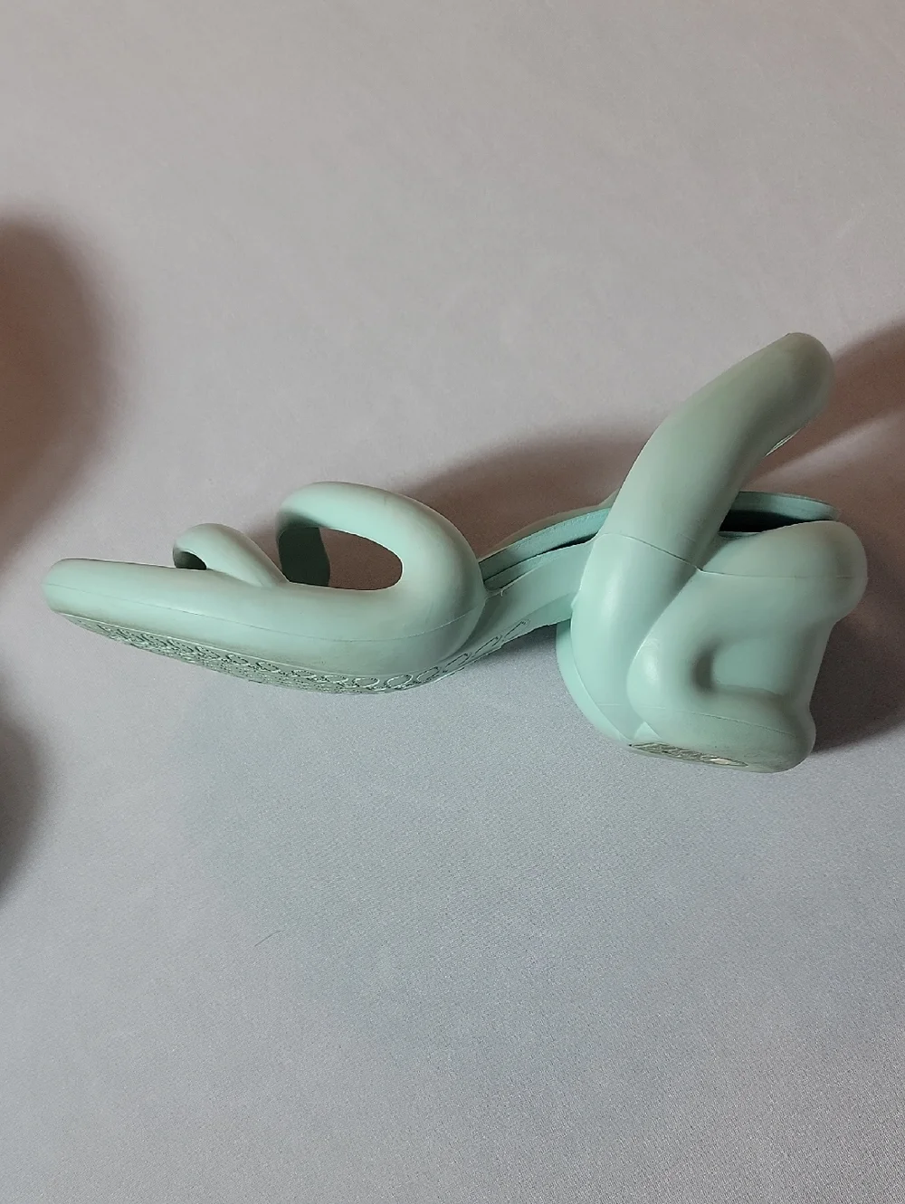 Camper Kobarah Mint Green Slingback Block Heel Sandals - Picture 8 of 9